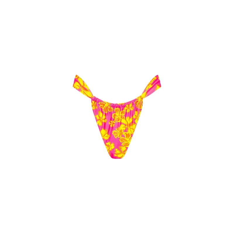Ruched Thong Bikini Bottom - Pitaya Maya sold by Kulani Kinis