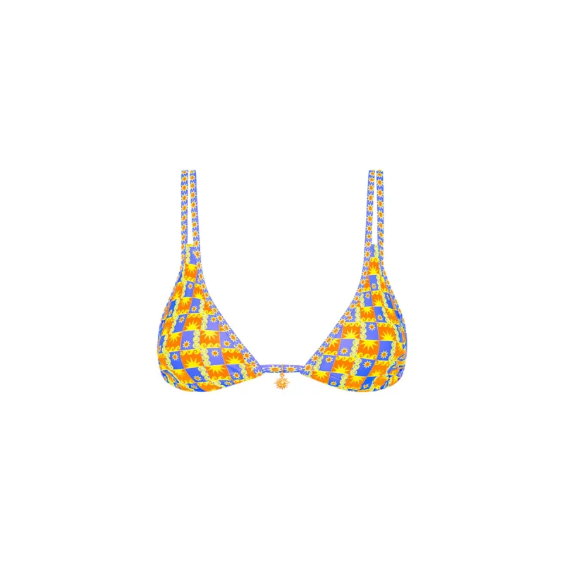Twin Strap Bralette Bikini Top - Sunburst sold by Kulani Kinis