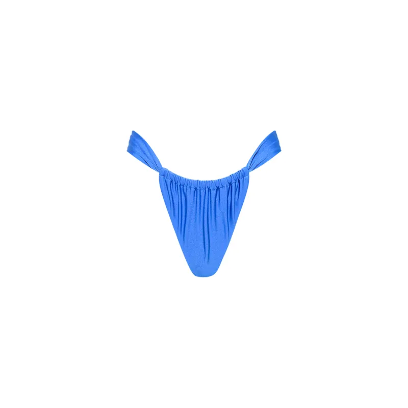 Ruched Thong Bikini Bottom - Bluebell sold by Kulani Kinis