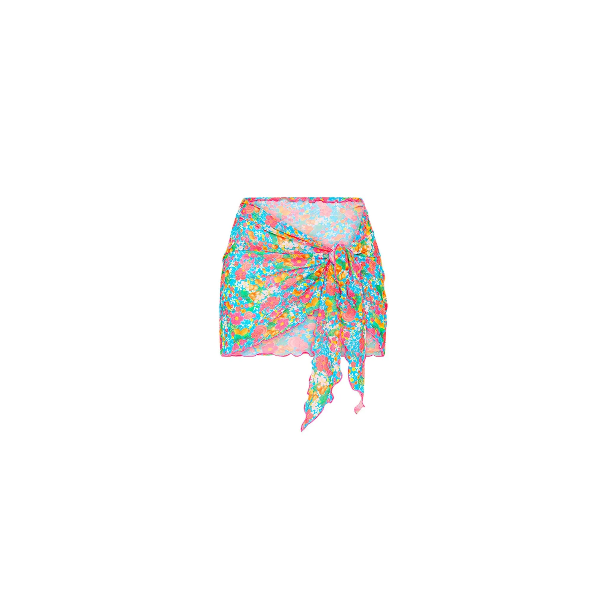 Mini Mesh Sarong - Mermaid Garden sold by Kulani Kinis