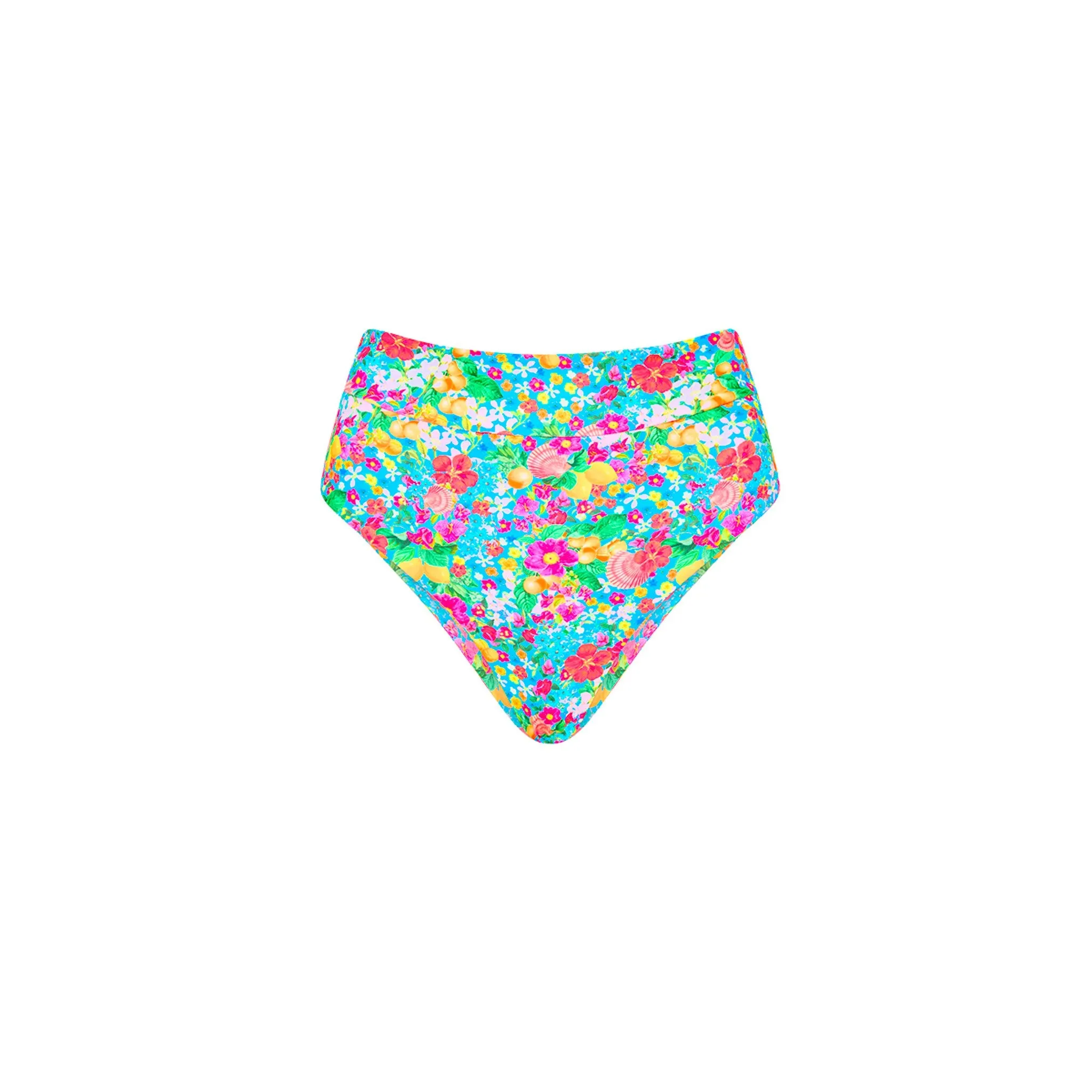 High Hip Cheeky Bikini Bottom - Mermaid Garden sold by Kulani Kinis