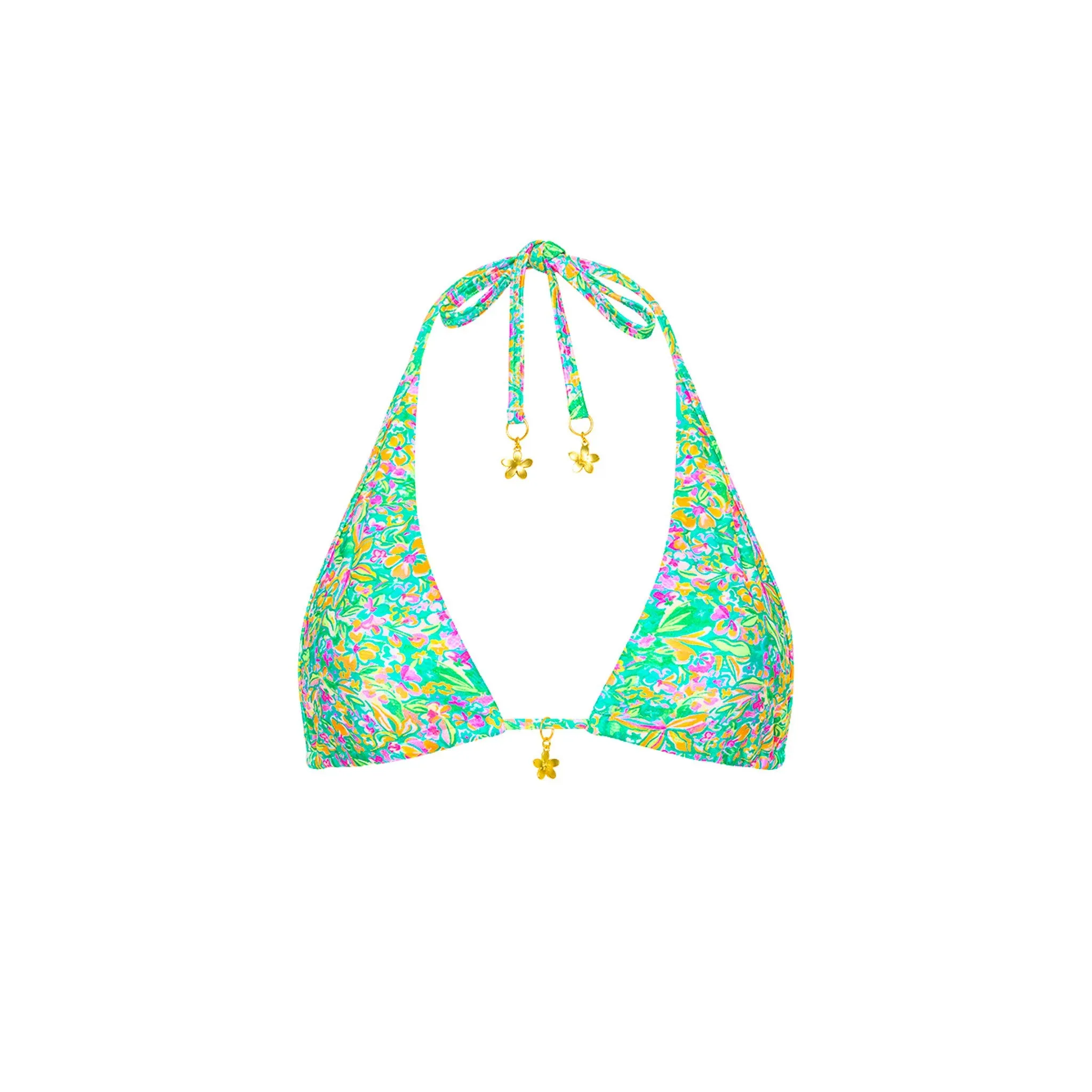 Bind Tie Halter Bikini Top - Spring Fling sold by Kulani Kinis