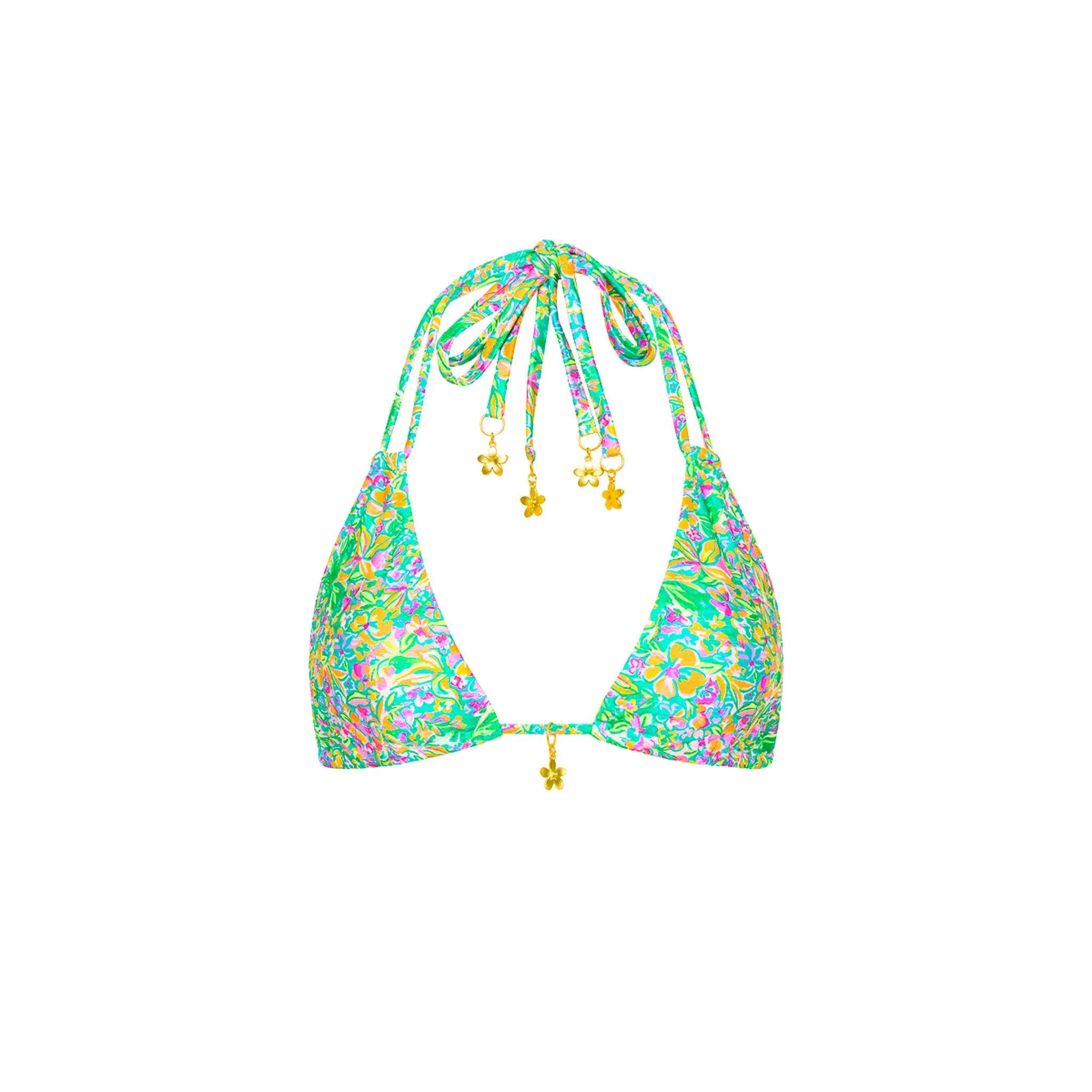 Halter Bralette Bikini Top - Spring Fling sold by Kulani Kinis