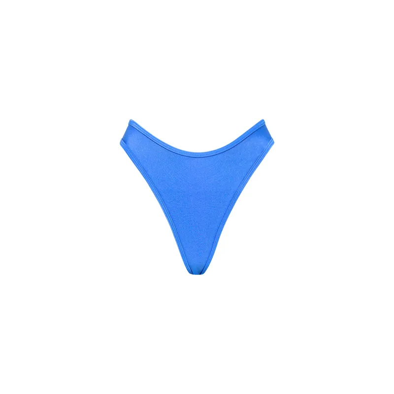High Leg Thong Bikini Bottom - Bluebell sold by Kulani Kinis