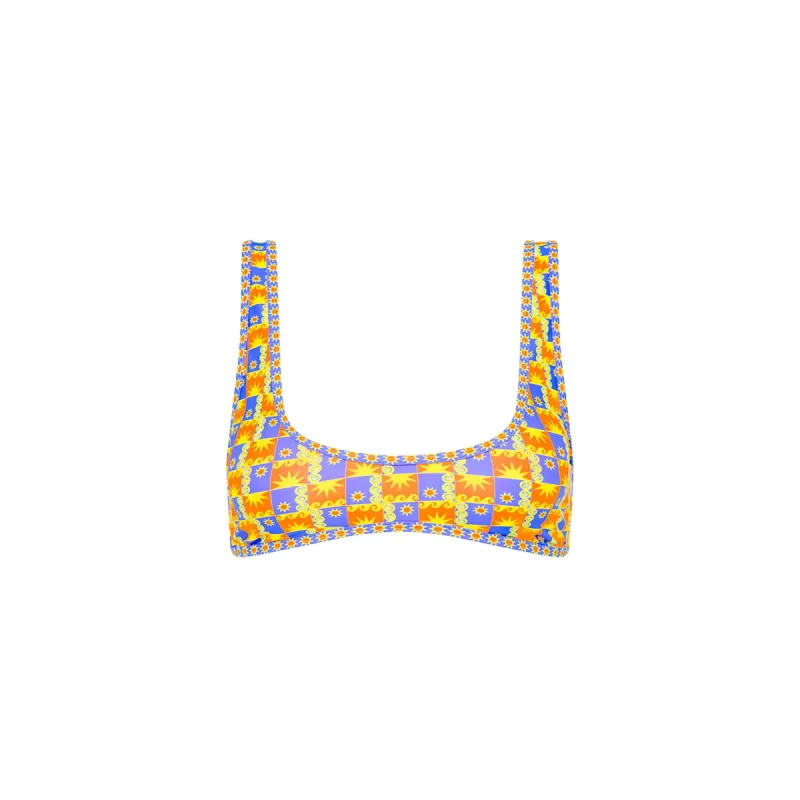 Bind Slim Scoop Bikini Top - Sunburst sold by Kulani Kinis