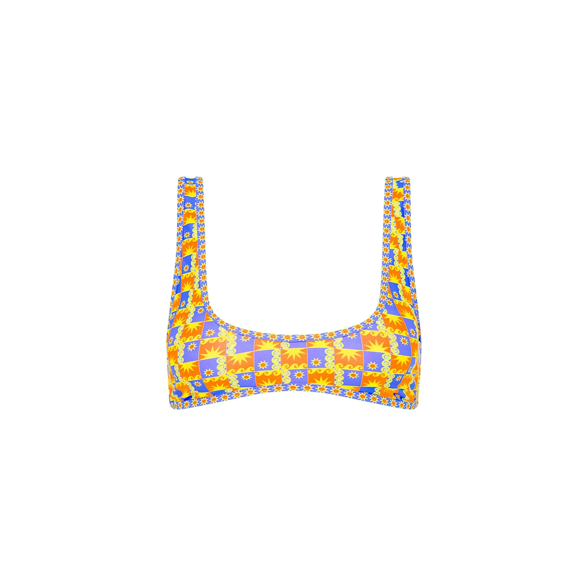 Bind Slim Scoop Bikini Top - Sunburst sold by Kulani Kinis