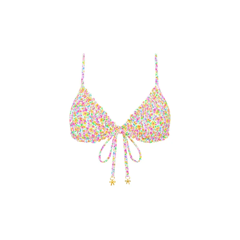 Ruched Bow Bralette Bikini Top - Dollhouse sold by Kulani Kinis