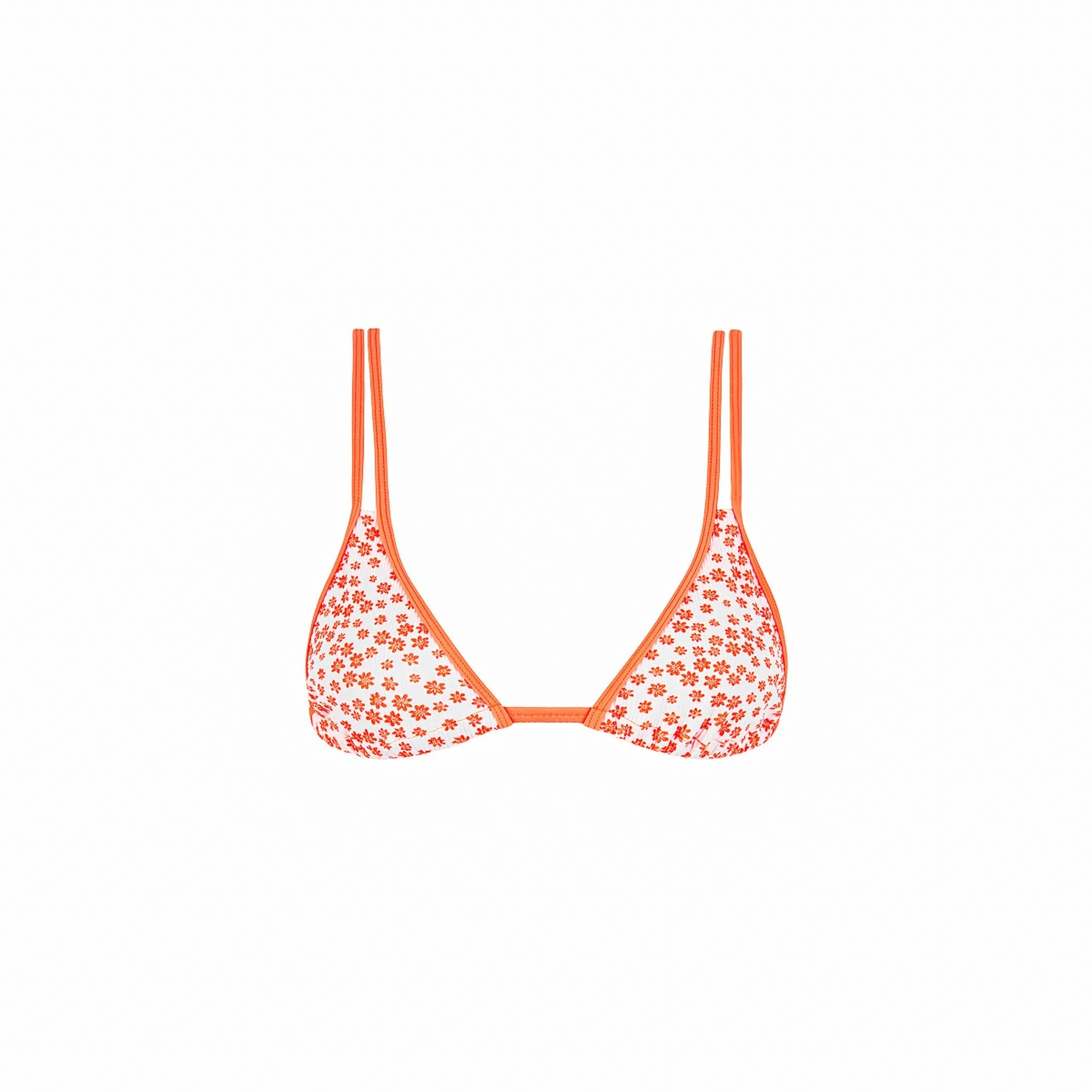 Twin Strap Bralette Bikini Top - Orange Fantasy sold by Kulani Kinis
