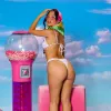 Ruched Thong Bikini Bottom - Moonflower sold by Kulani Kinis
