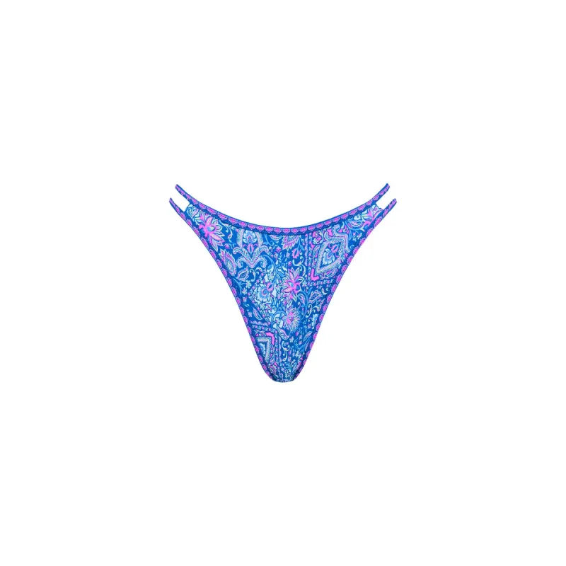 Twin Strap Cheeky Bikini Bottom - Lilac Moon sold by Kulani Kinis