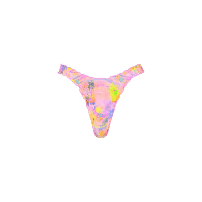 Lettuce Edge Thong Bikini Bottom - Sunset Universe sold by Kulani Kinis