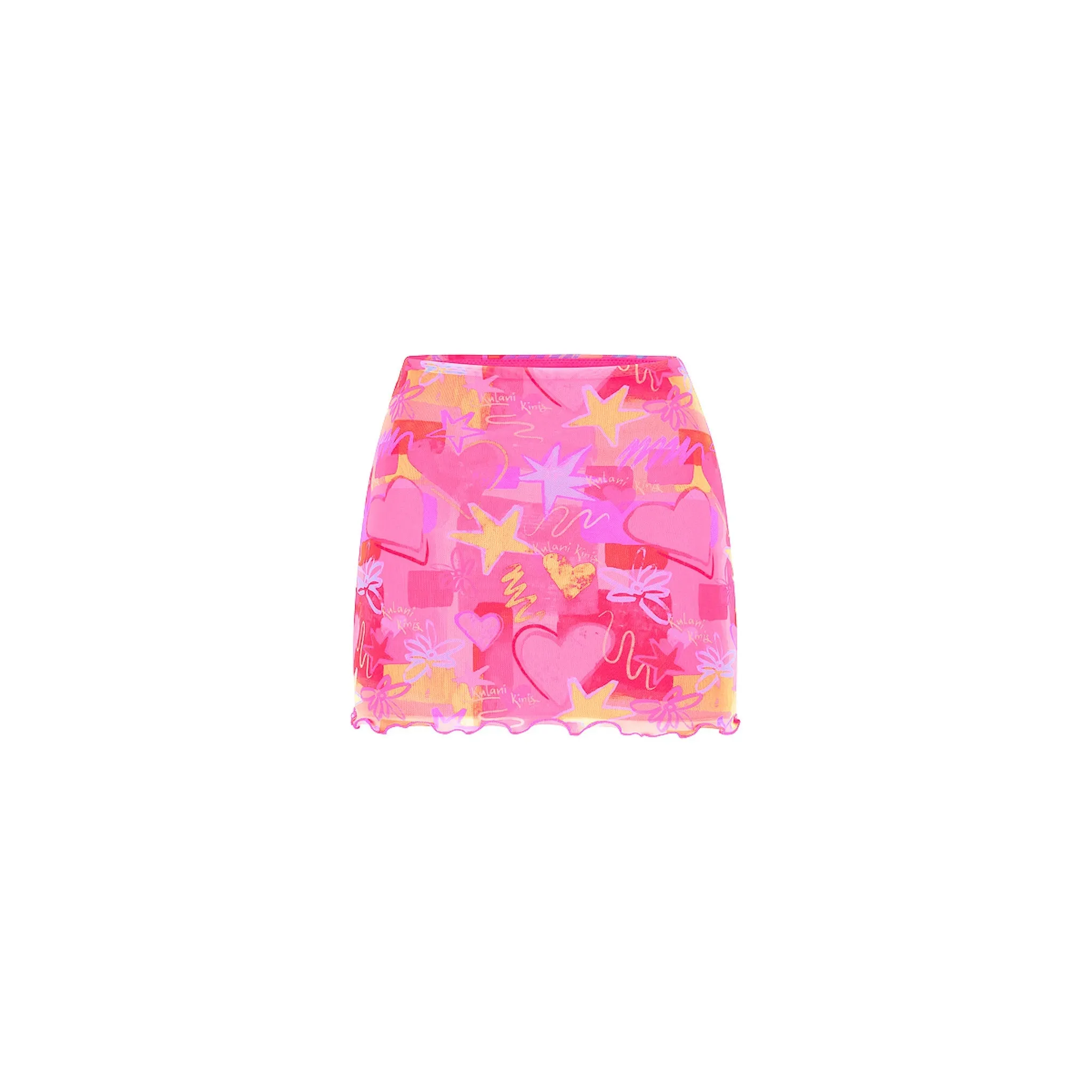 Mesh Mini Skirt - Heartbreaker sold by Kulani Kinis