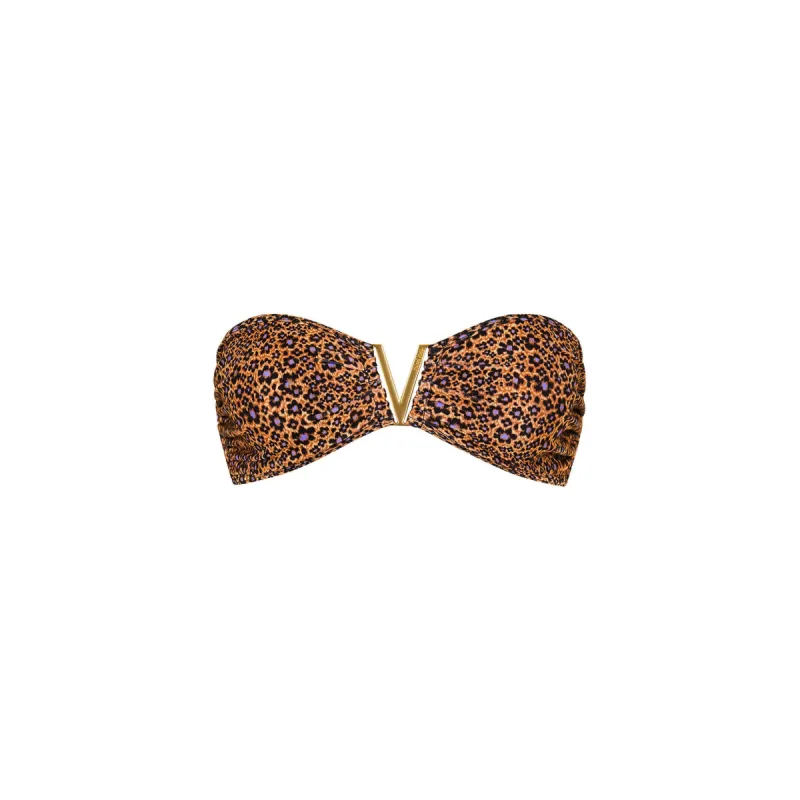 Mega V Strapless Bandeau Bikini Top - Kosmic Kat sold by Kulani Kinis