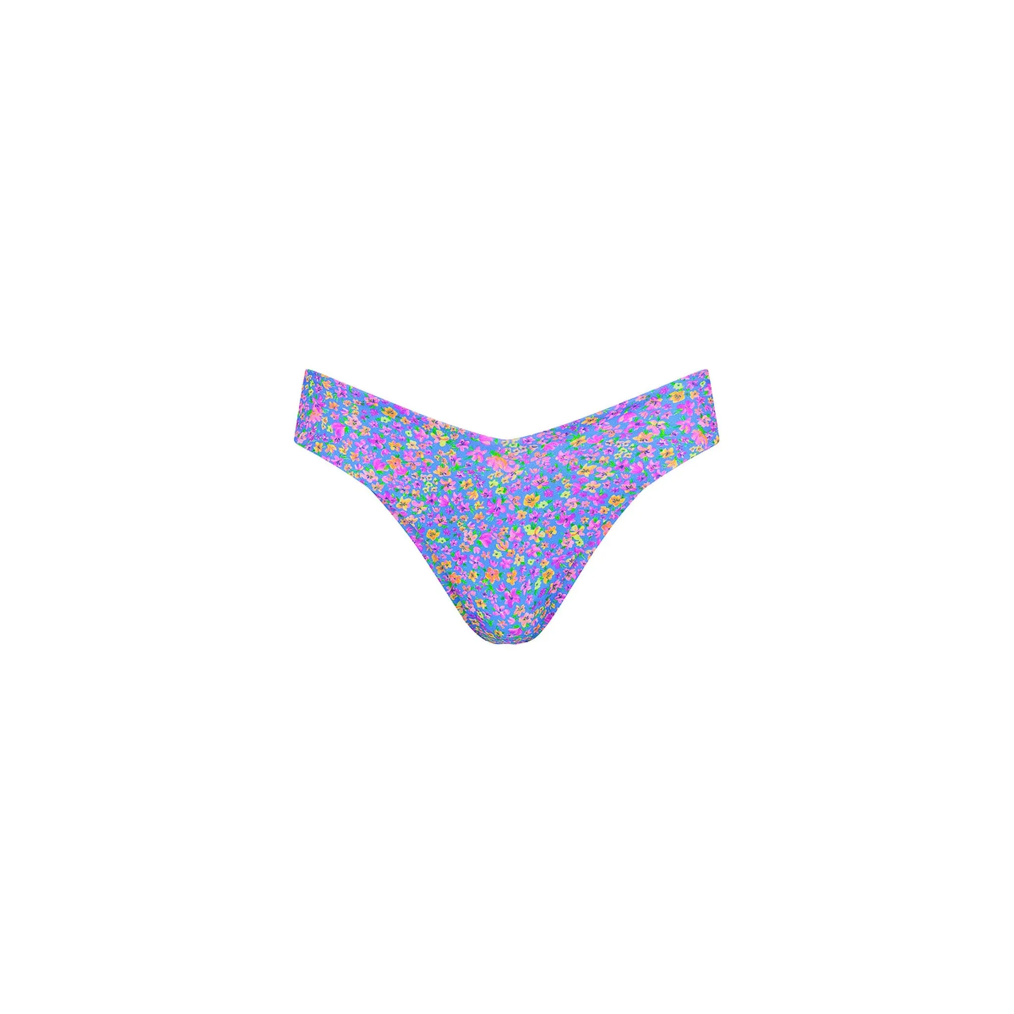 Cheeky V Bikini Bottom - Bubblegum Blossom sold by Kulani Kinis