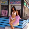 Halter Bralette Bikini Top - Sunset Universe sold by Kulani Kinis