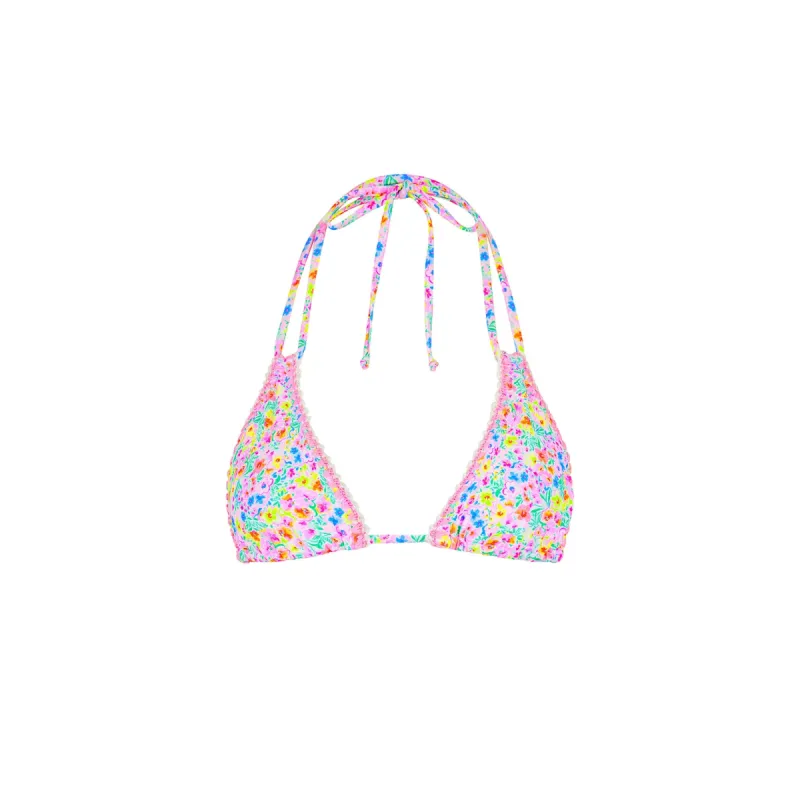Crochet Halter Bikini Top - Moonflower sold by Kulani Kinis