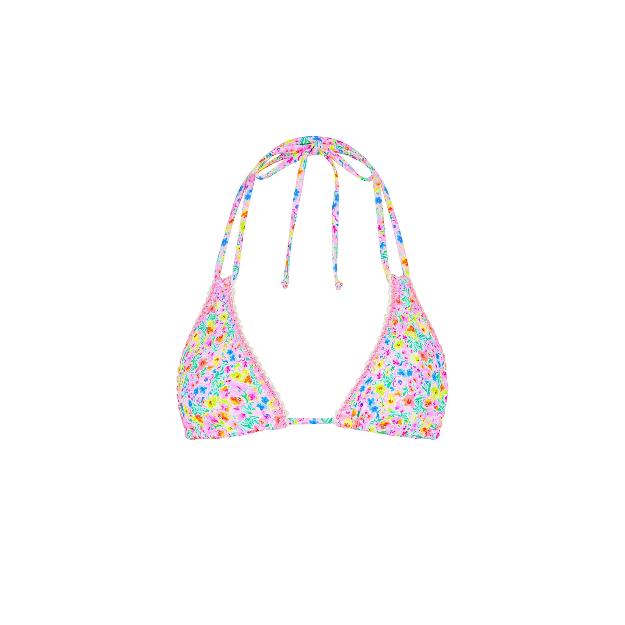 Crochet Halter Bikini Top - Moonflower sold by Kulani Kinis