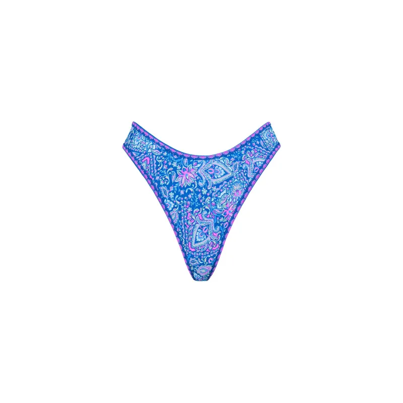 High Leg Thong Bikini Bottom - Lilac Moon sold by Kulani Kinis