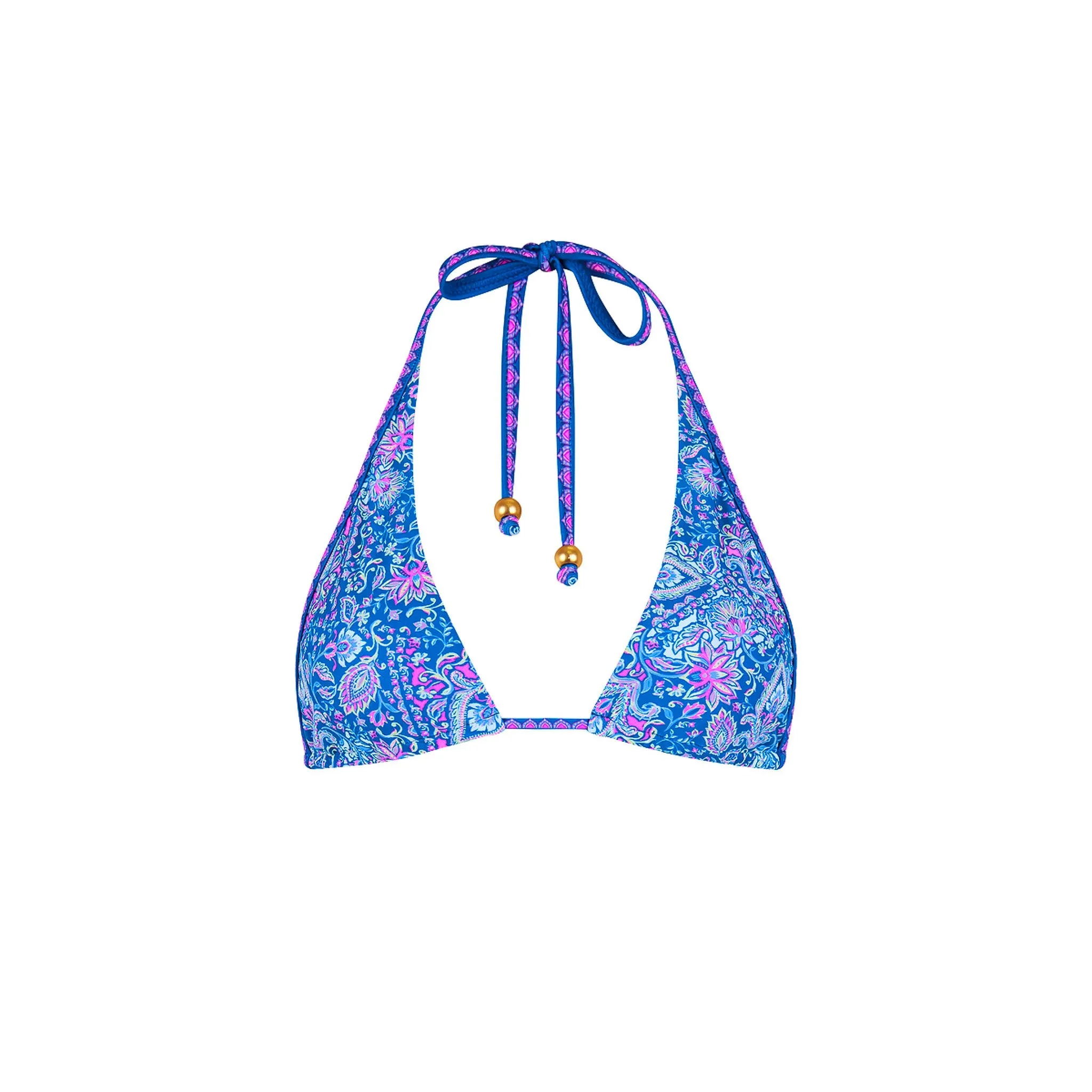 Bind Tie Halter Bikini Top - Lilac Moon sold by Kulani Kinis