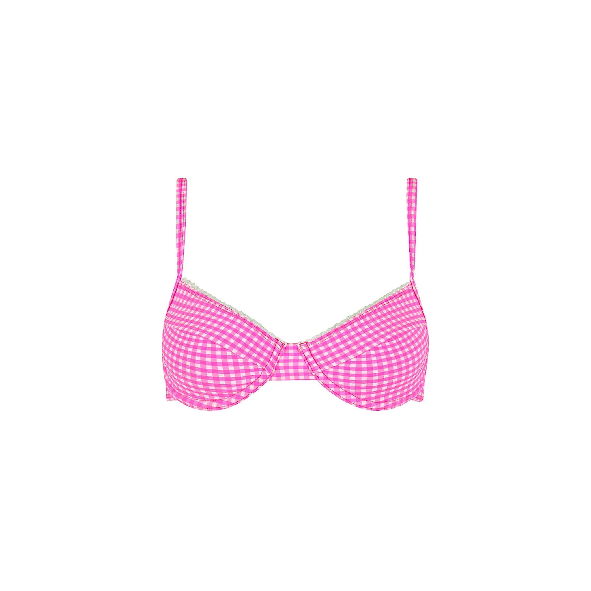Ditzy Underwire Bra Bikini Top - Pink Diva sold by Kulani Kinis