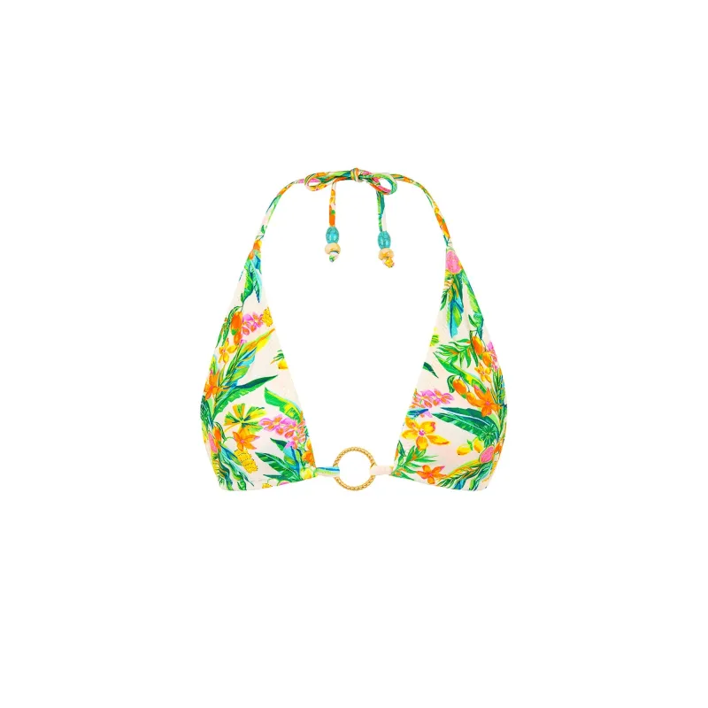 Ring Halter Bikini Top - Golden Hour sold by Kulani Kinis
