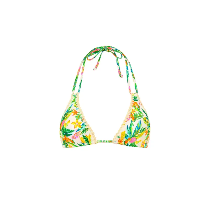 Crochet Halter Bikini Top - Golden Hour sold by Kulani Kinis