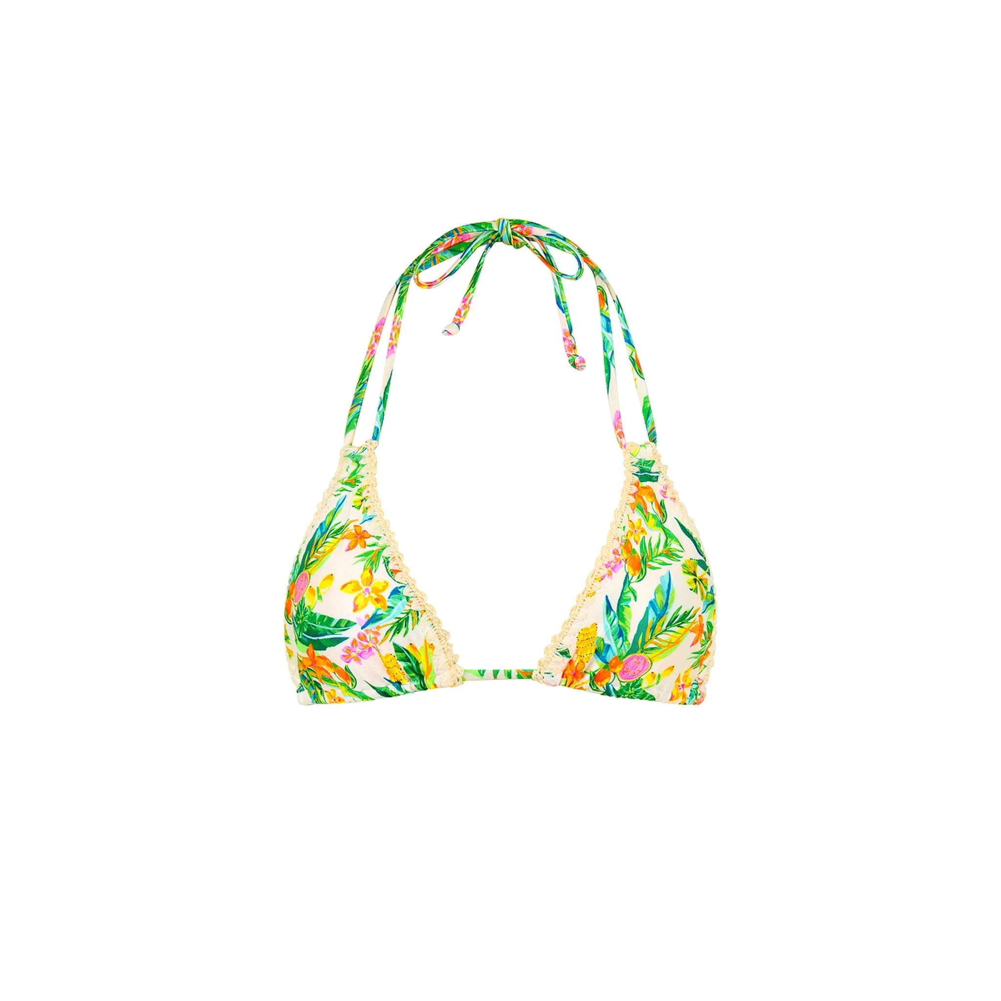 Crochet Halter Bikini Top - Golden Hour sold by Kulani Kinis