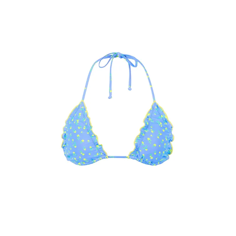 Lettuce Edge Bralette Bikini Top - Lemon Bloom sold by Kulani Kinis
