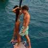 Men's Swim Trunks - Emerald Tides sold by Kulani Kinis