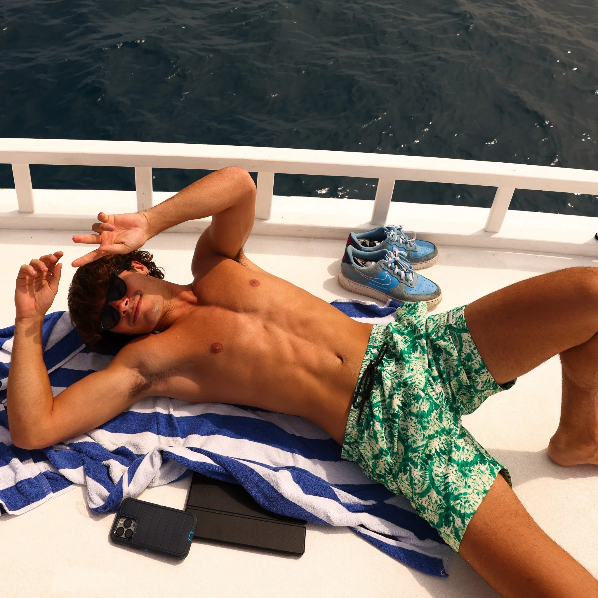 Men's Swim Trunks - Emerald Tides sold by Kulani Kinis product image thumbnail 3
