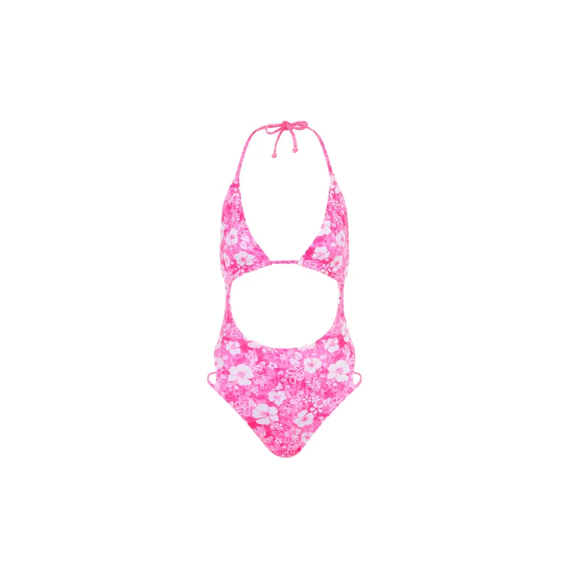Braided Cut Out One Piece - Island Blush sold by Kulani Kinis