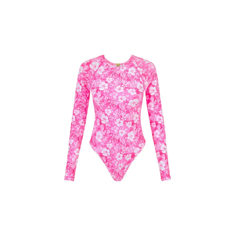 Long Sleeve Surf Suit - Island Blush sold by Kulani Kinis