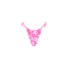 Ruched Thong Bikini Bottom - Island Blush sold by Kulani Kinis