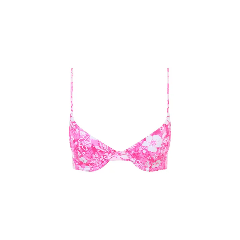 Slim Underwire Bra Bikini Top - Island Blush sold by Kulani Kinis