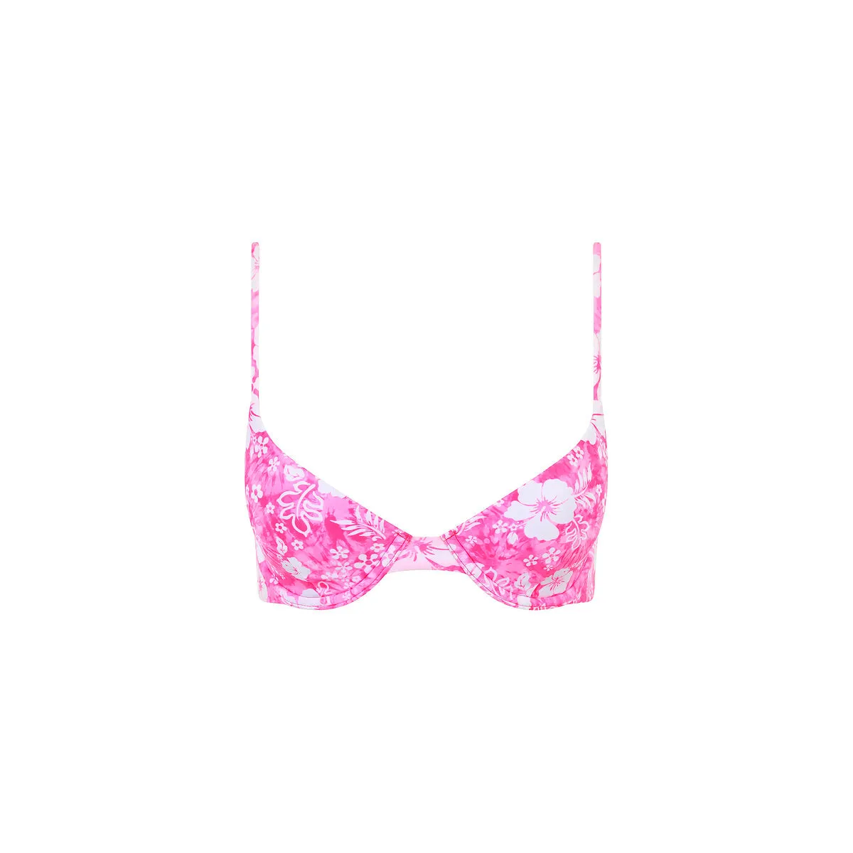 Slim Underwire Bra Bikini Top - Island Blush sold by Kulani Kinis