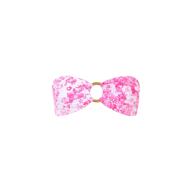 Strapless Bandeau Bikini Top - Island Blush sold by Kulani Kinis
