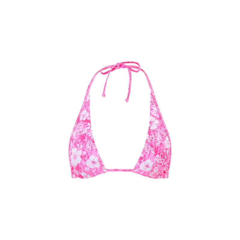 Bind Tie Halter Bikini Top - Island Blush sold by Kulani Kinis