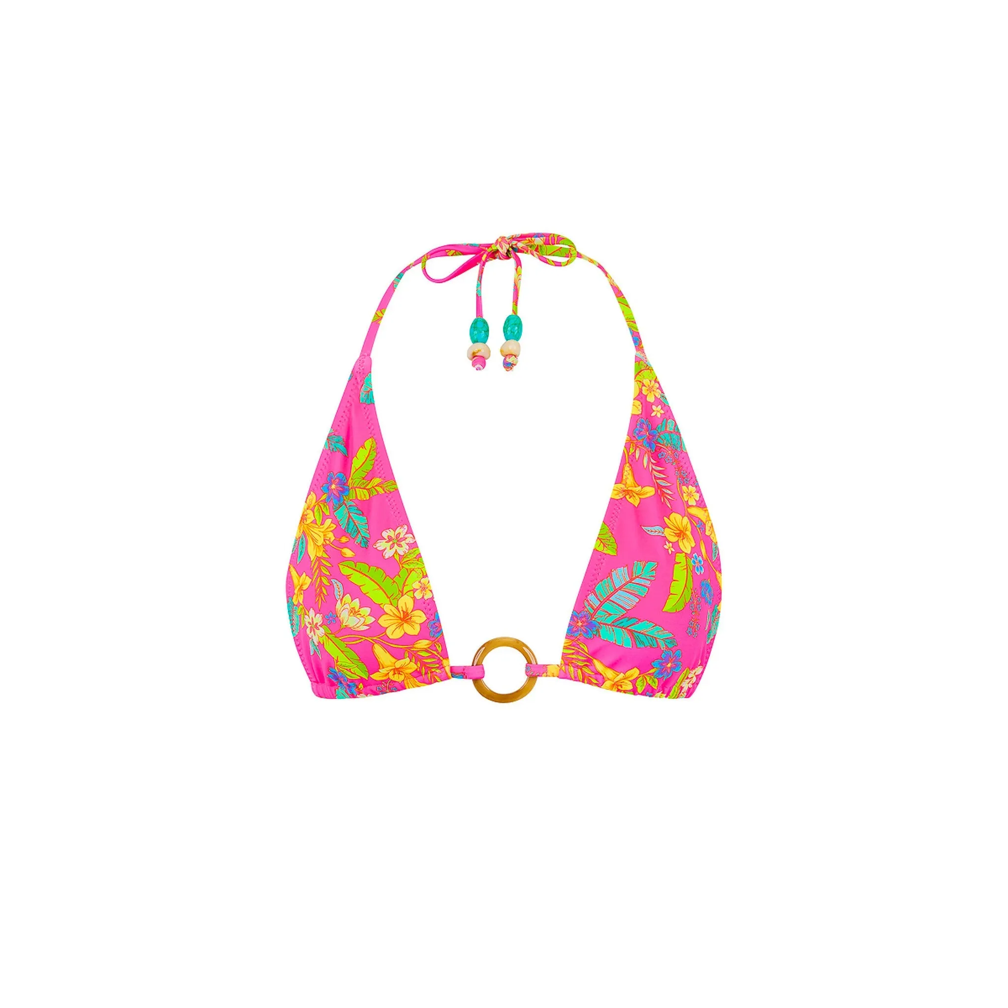 Ring Halter Bikini Top - Viva Vacation sold by Kulani Kinis
