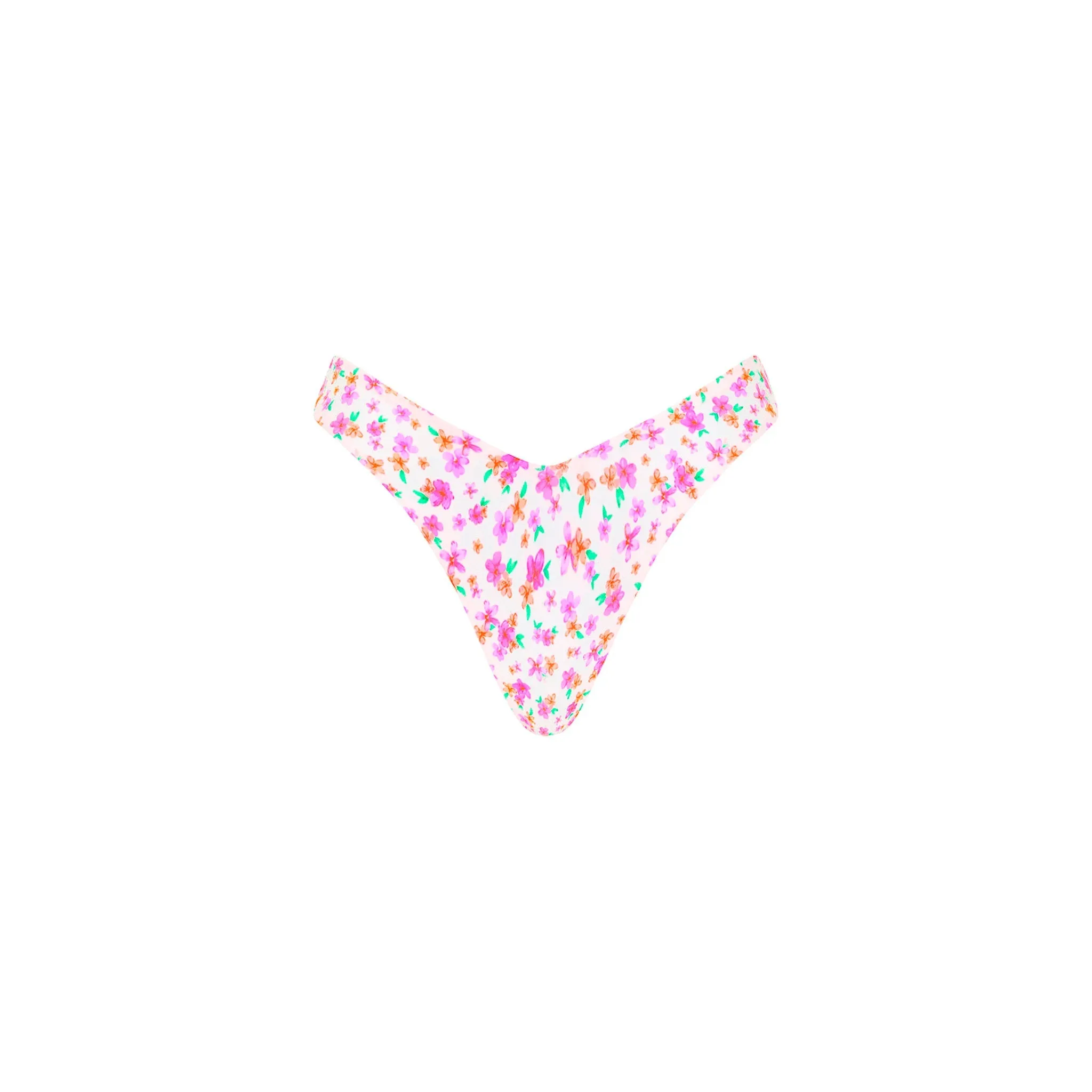 Y Cheeky Bikini Bottom - Flamingo Flora sold by Kulani Kinis