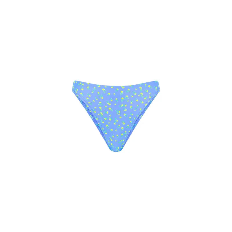 High Leg Full Vintage Bikini Bottom - Lemon Bloom sold by Kulani Kinis