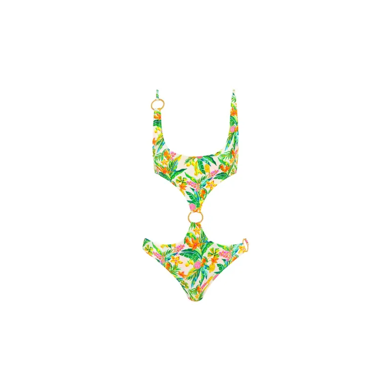 Retro Ring Cheeky One Piece - Golden Hour sold by Kulani Kinis