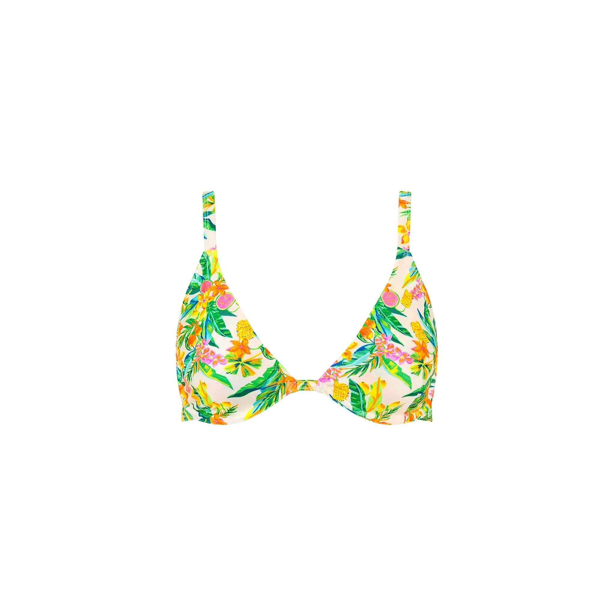Underwire Triangle D+ Cup Bikini Top - Golden Hour sold by Kulani Kinis