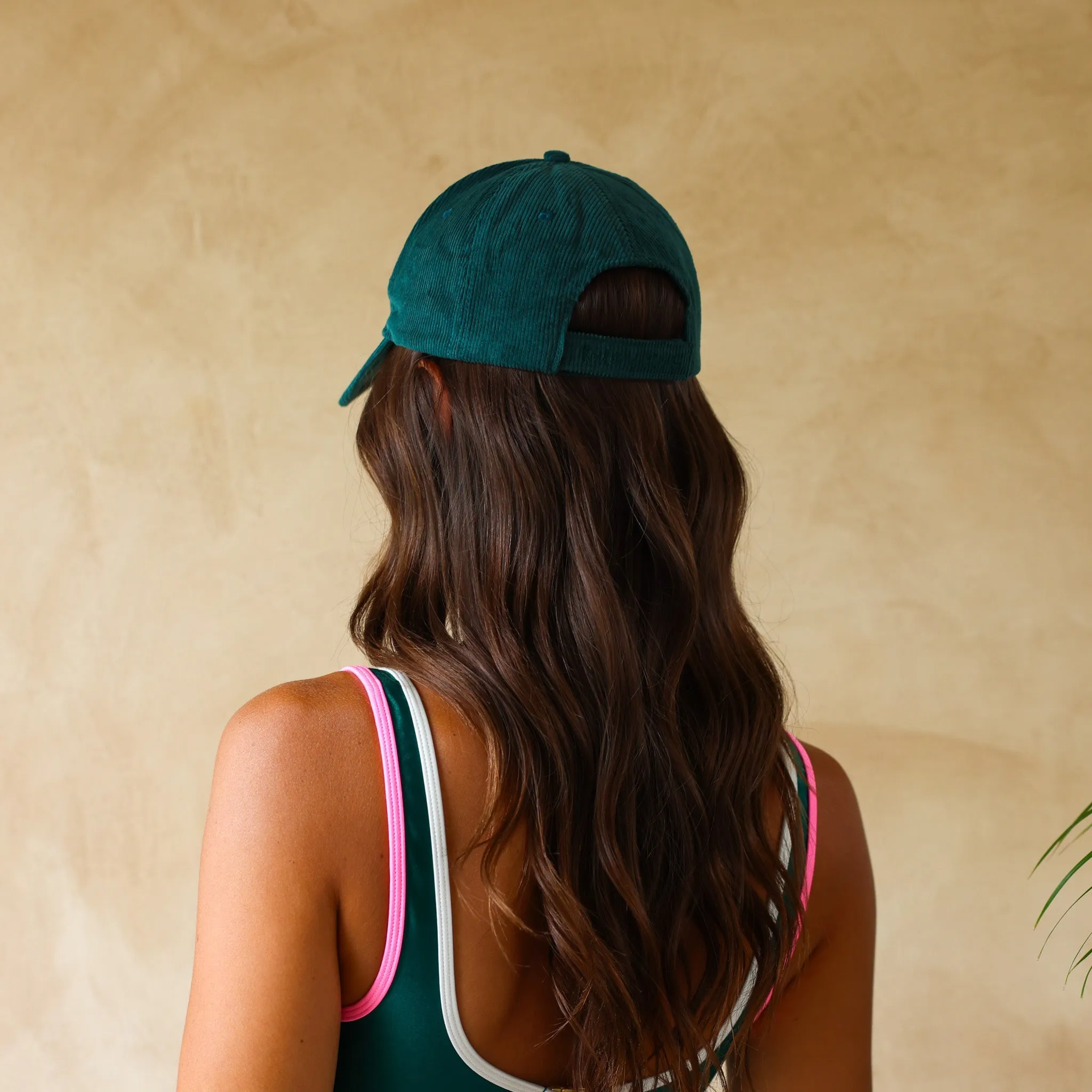 Vintage Corduroy Cap - Teal Forest sold by Kulani Kinis product image thumbnail 5