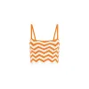 Chevron Knit Crop Tank - Dreamsicle sold by Kulani Kinis