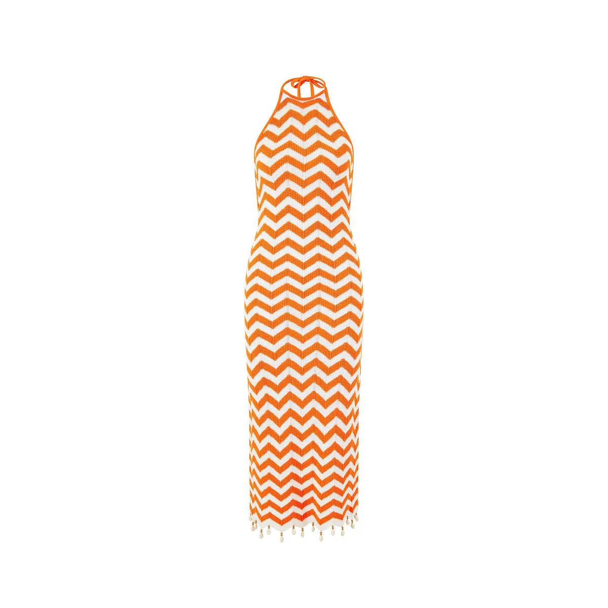 Chevron Knit Midi Dress - Dreamsicle sold by Kulani Kinis
