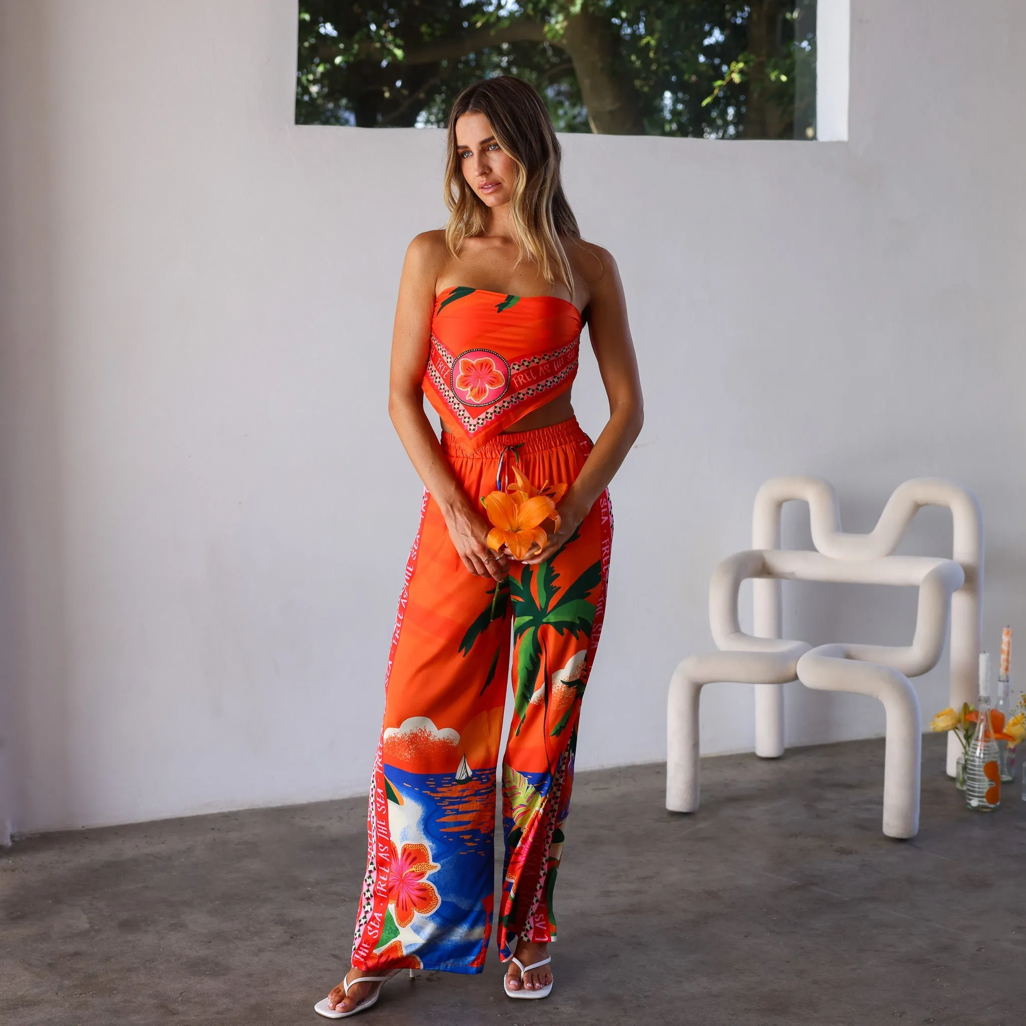 Summer Bandana Scarf - Golden Daze sold by Kulani Kinis product image thumbnail 5