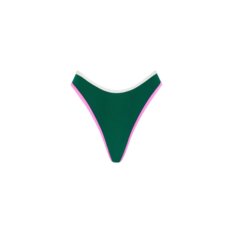 High Leg Thong Bikini Bottom - Siren Song sold by Kulani Kinis