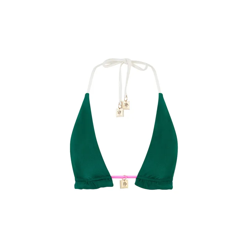 Frill Halter Bralette Bikini Top - Siren Song sold by Kulani Kinis
