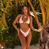 Bind Tie Halter Bikini Top - Sunshine Sorbet sold by Kulani Kinis