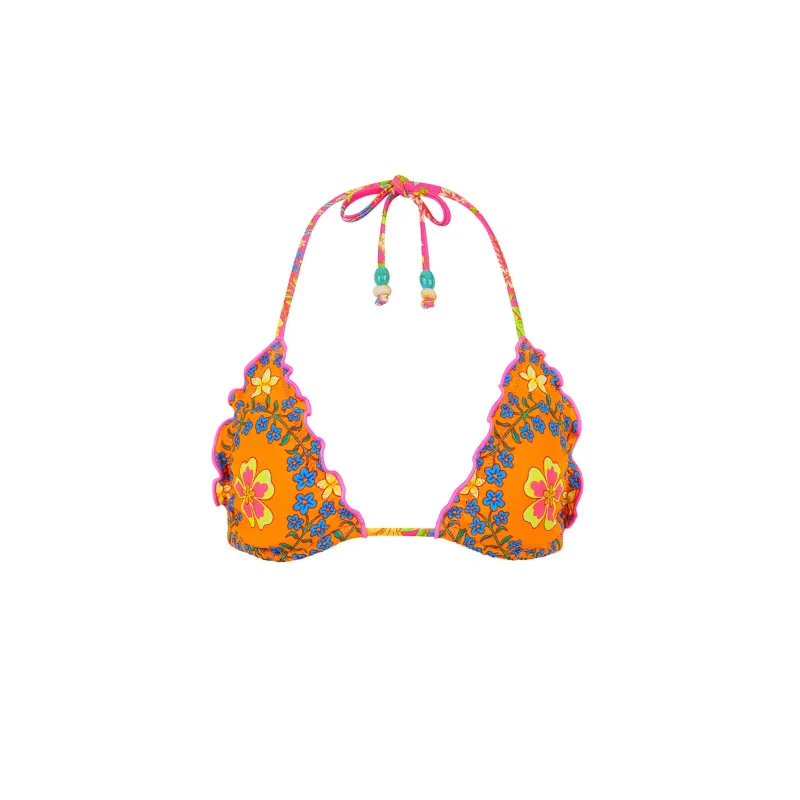 Lettuce Edge Bralette Bikini Top - Viva Tango sold by Kulani Kinis